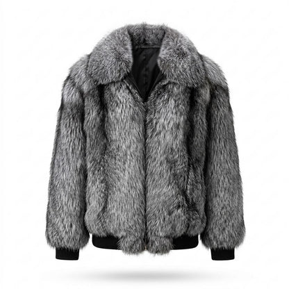 Lederjacken Outlet24 - Digat | Langhaarig Breitkragig Jacke Herren