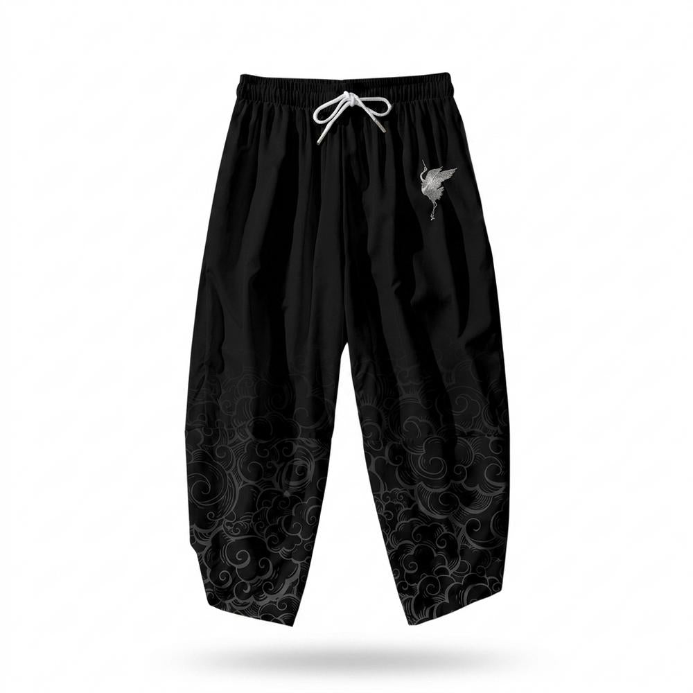 Lederjacken Outlet24 - Luwom | Gemusterte Kordelzug Hose Unisex