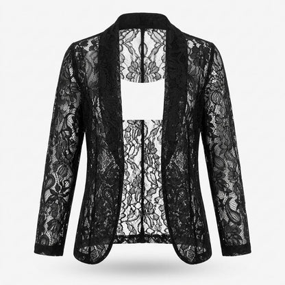 Lederjacken Outlet24 - Vosir | Transparent Verschlusslos Jacke Damen