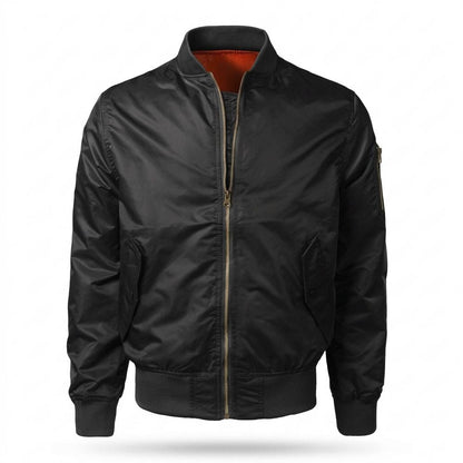 Lederjacken Outlet24 - Rapil | Gefüttert Gerippt Jacke Unisex