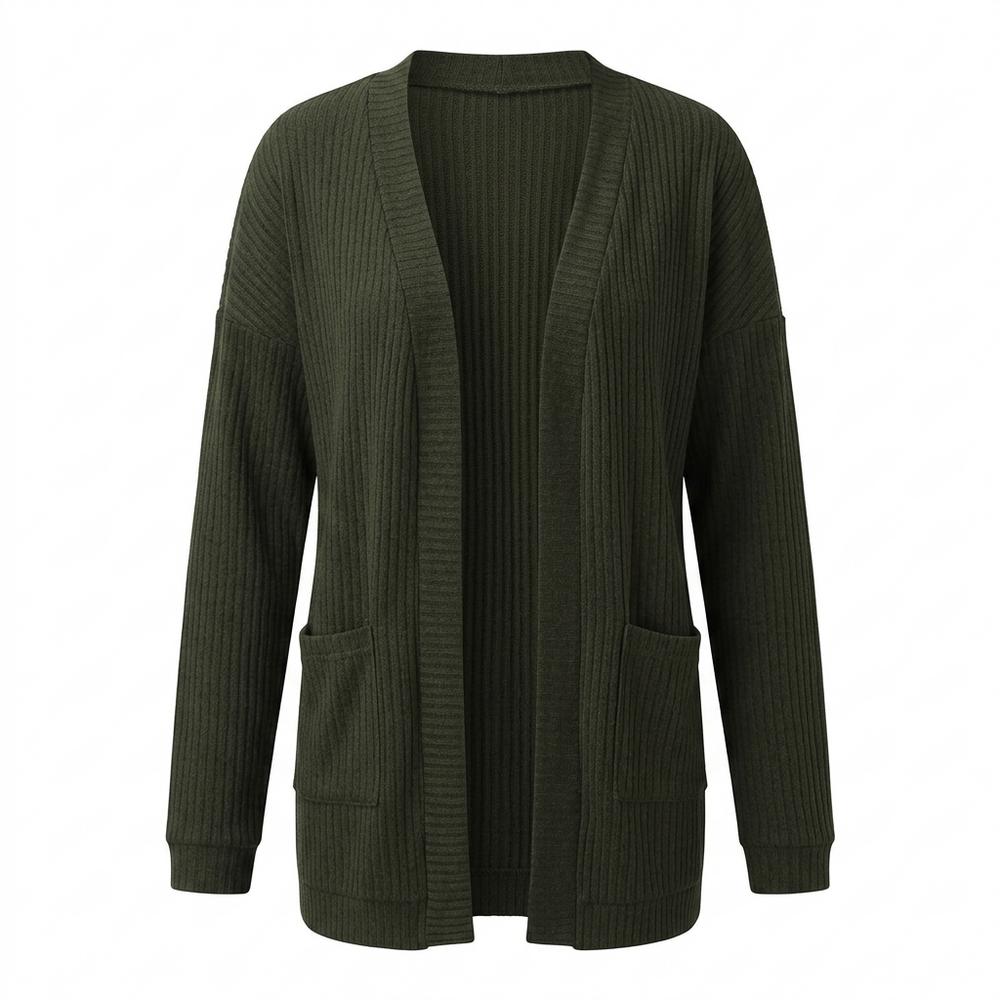 Lederjacken Outlet24 - Neduk | Gerippt Offen Cardigan Damen