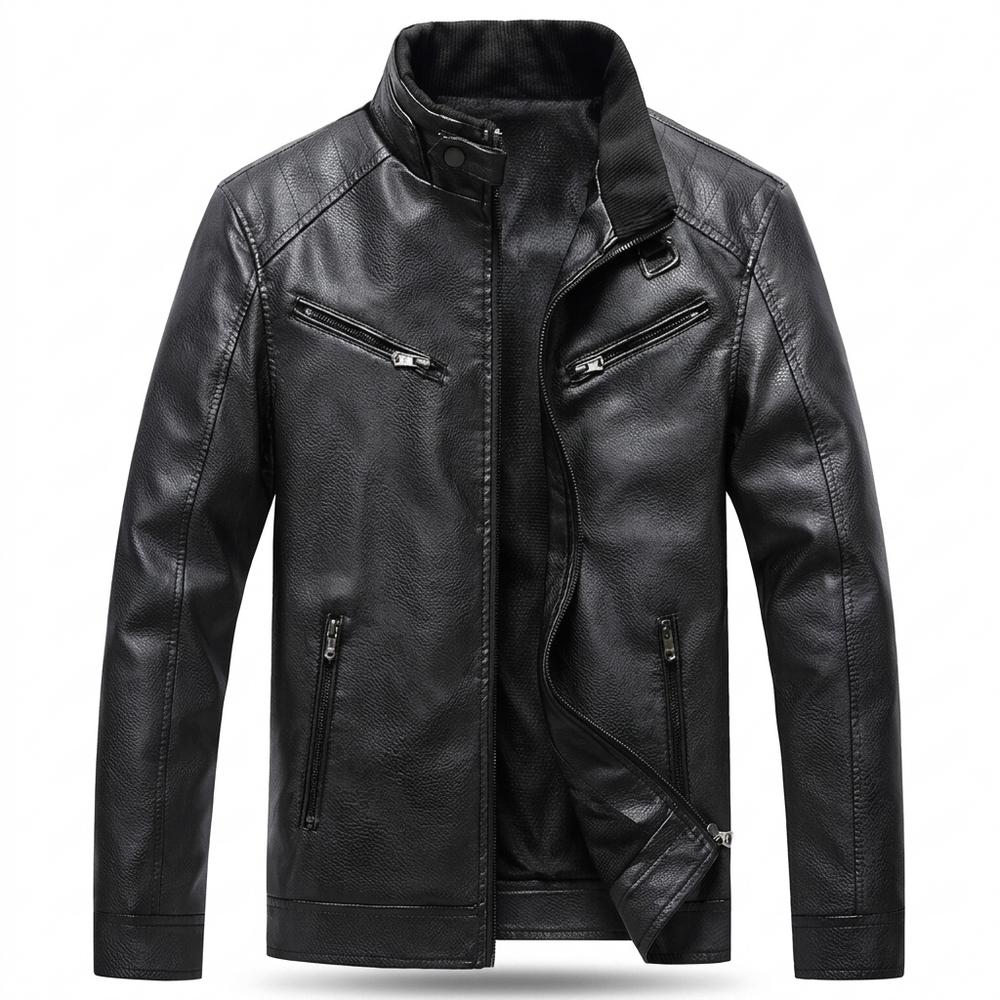 Lederjacken Outlet24 - Mekor | Gesteppt Gefüttert Lederjacke Herren