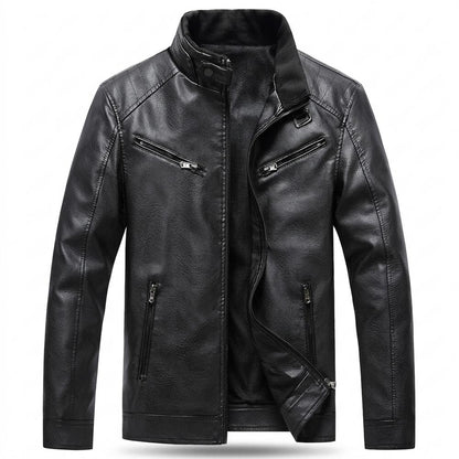 Lederjacken Outlet24 - Mekor | Gesteppt Gefüttert Lederjacke Herren