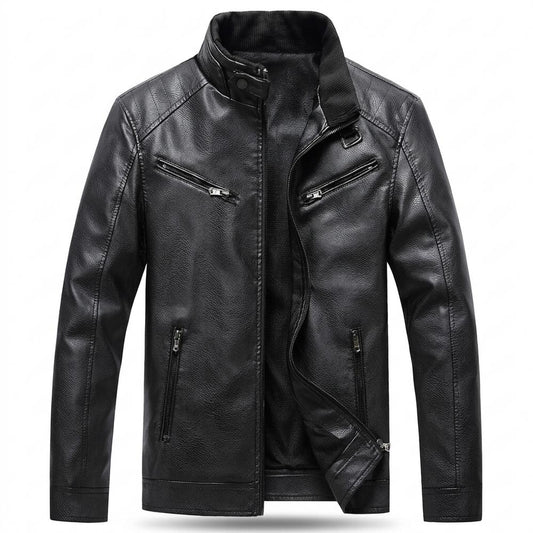 Lederjacken Outlet24 - Mekor | Gesteppt Gefüttert Lederjacke Herren