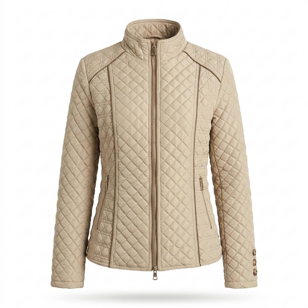 Lederjacken Outlet24 - Dibel | Gesteppt Tailliert Jacke Damen