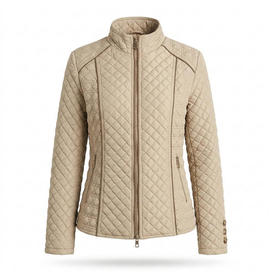 Lederjacken Outlet24 - Dibel | Gesteppt Tailliert Jacke Damen