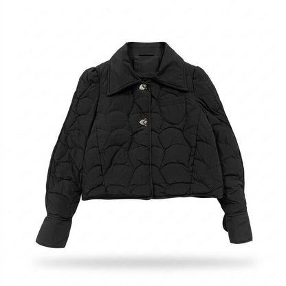 Lederjacken Outlet24 - Dogam | Gesteppt Geknöpft Jacke Damen