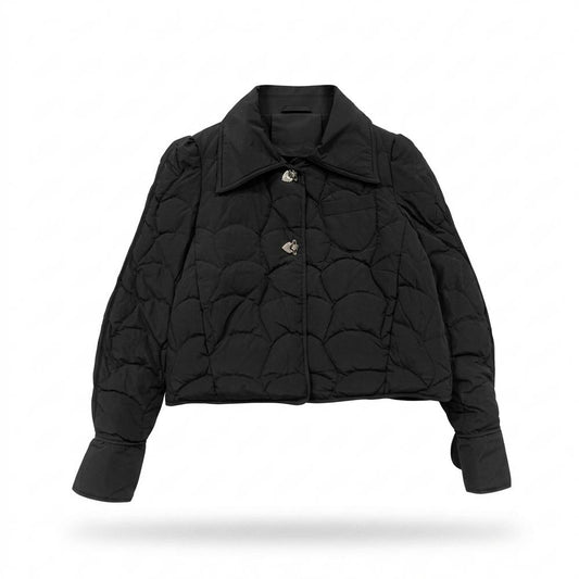 Lederjacken Outlet24 - Dogam | Gesteppt Geknöpft Jacke Damen