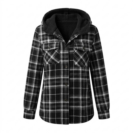 Lederjacken Outlet24 - Nedol | Gefüttert Kariert Jacke Damen