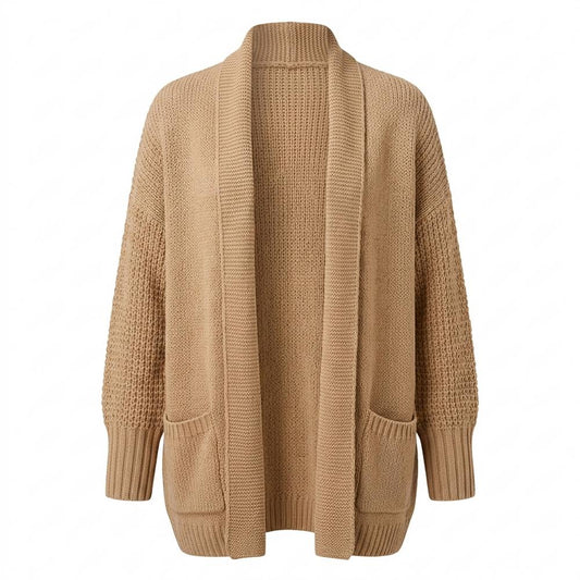 Lederjacken Outlet24 - Vukar | Strukturiert Offen Cardigan Damen