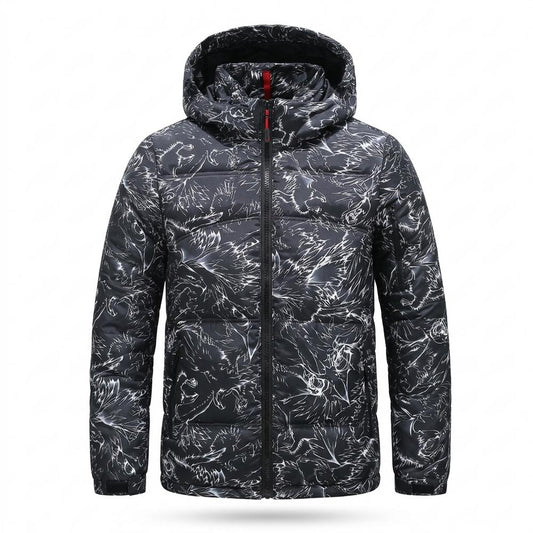 Lederjacken Outlet24 - Vozul | Wattiert Gemustert Jacke Herren