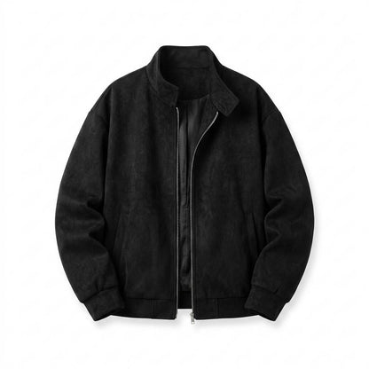 Lederjacken Outlet24 - Sepil | Reißverschluss Velourartig Wildleder-Jacke Damen