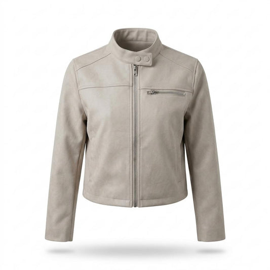 Lederjacken Outlet24 - Rugok | Kurze Taillierte Jacke Damen