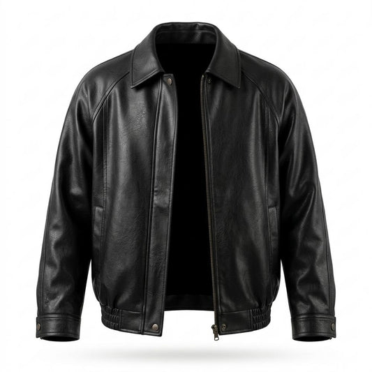 Lederjacken Outlet24 - Dapat | Gekragte Elastische Lederjacke Herren