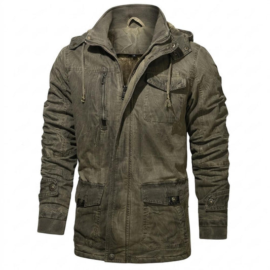 Lederjacken Outlet24 - Yehud | Gefüttert Gewaschen Jacke Herren