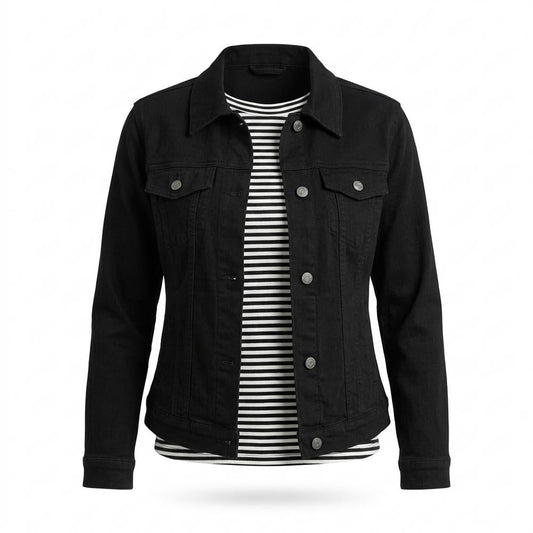 Lederjacken Outlet24 - Lunet | Geknöpft Tailliert Jacke Damen
