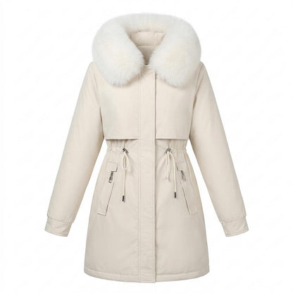 Lederjacken Outlet24 - Catet | Gefütterter Taillierter Mantel Damen