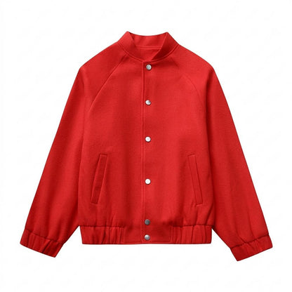 Lederjacken Outlet24 - Kokov | Gefilzt Geknöpft Jacke Unisex