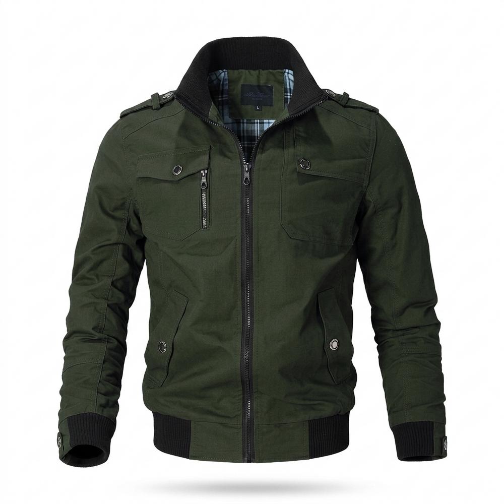 Lederjacken Outlet24 - Eofet | Gefüttert Hüftlang Jacke Herren