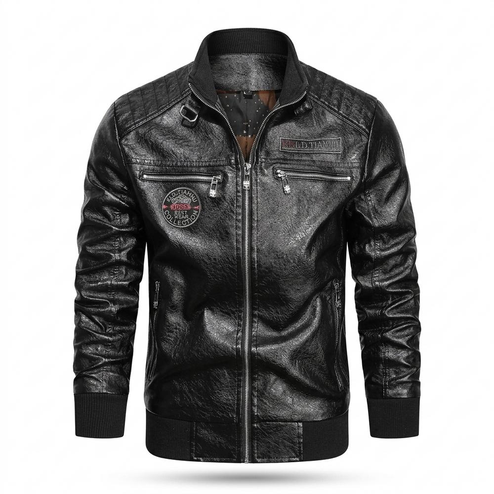 Lederjacken Outlet24 - Lymar | Gesteppt Gefüttert Lederjacke Herren