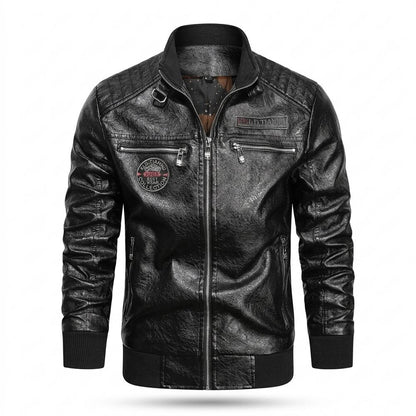 Lederjacken Outlet24 - Lymar | Gesteppt Gefüttert Lederjacke Herren