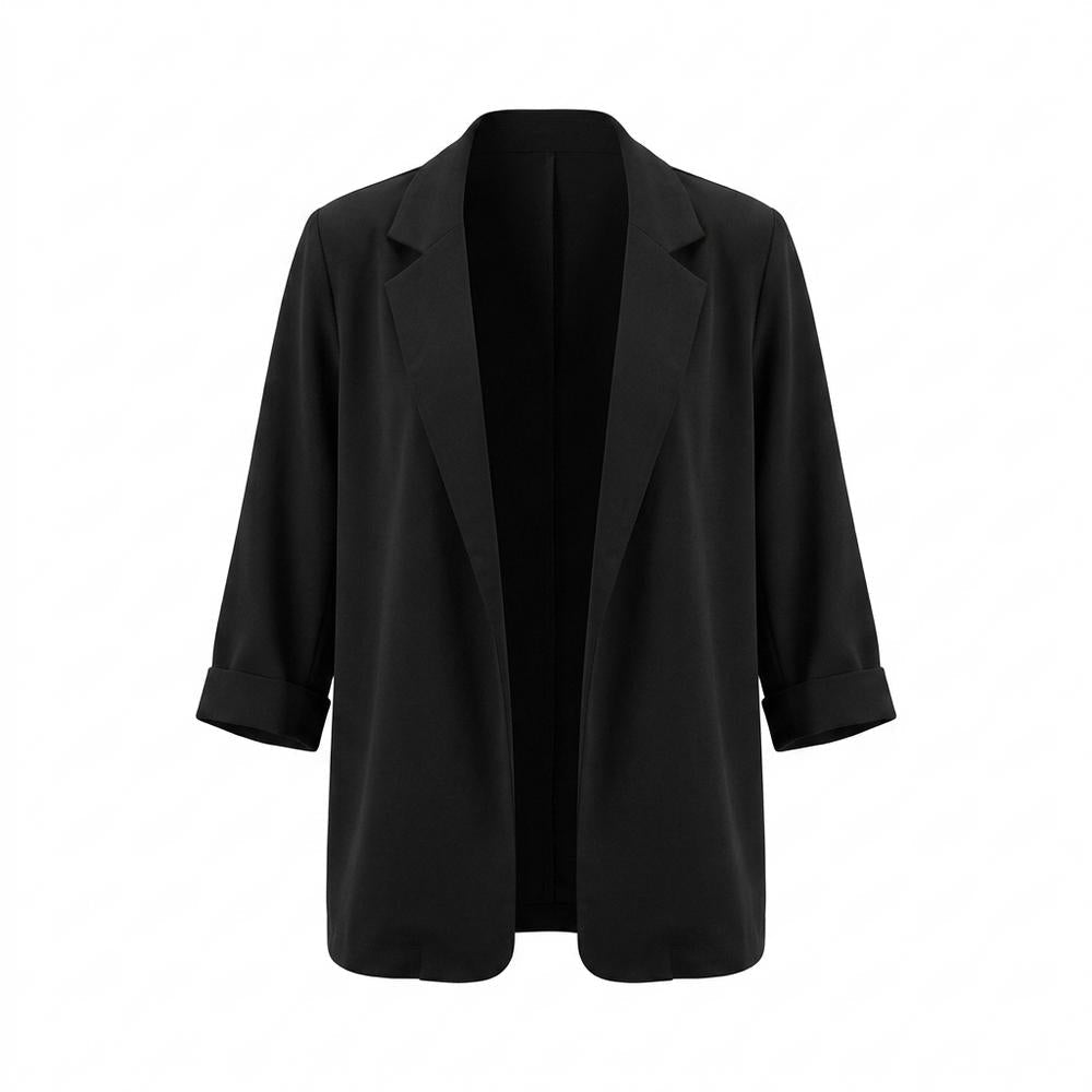 Lederjacken Outlet24 - Kenar | Verschlussloser Leichter Sakko Damen