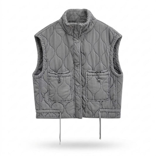 Lederjacken Outlet24 - Saron | Gesteppte Wattierte Weste Damen