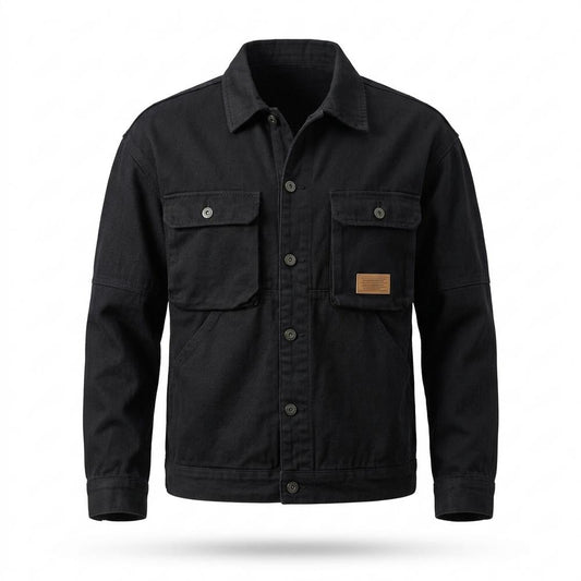 Lederjacken Outlet24 - Susar | Geknöpfte Robuste Jacke Herren