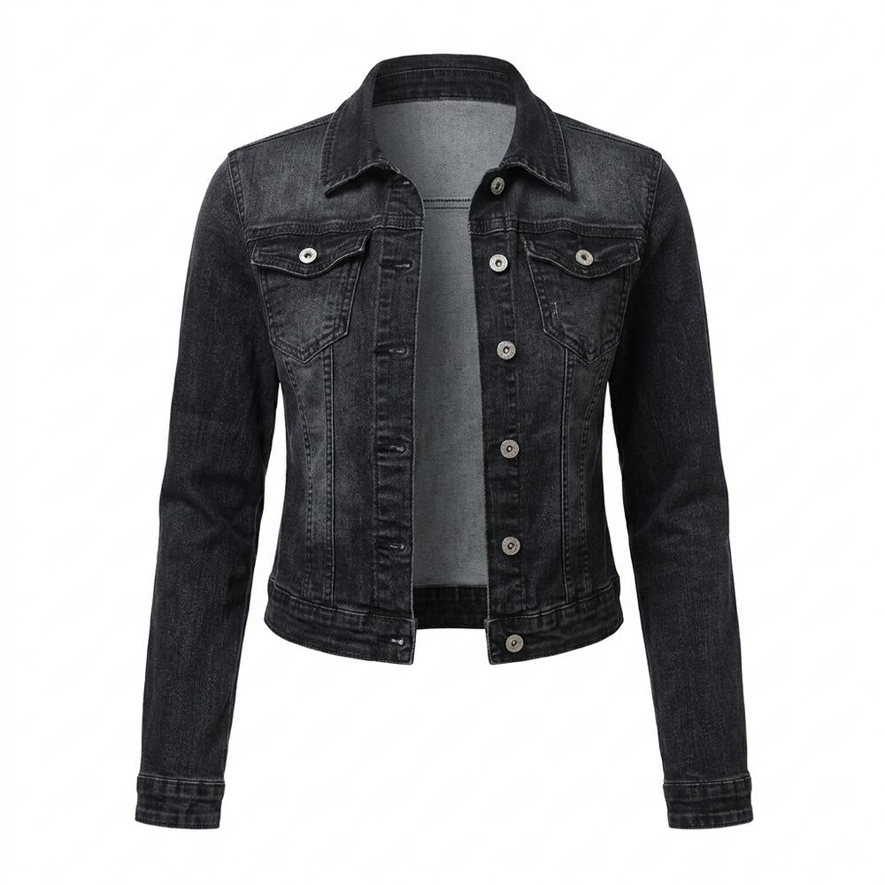 Lederjacken Outlet24 - Cipiv | Tailliert Geknöpft Jacke Damen