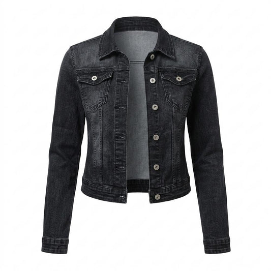 Lederjacken Outlet24 - Cipiv | Tailliert Geknöpft Jacke Damen