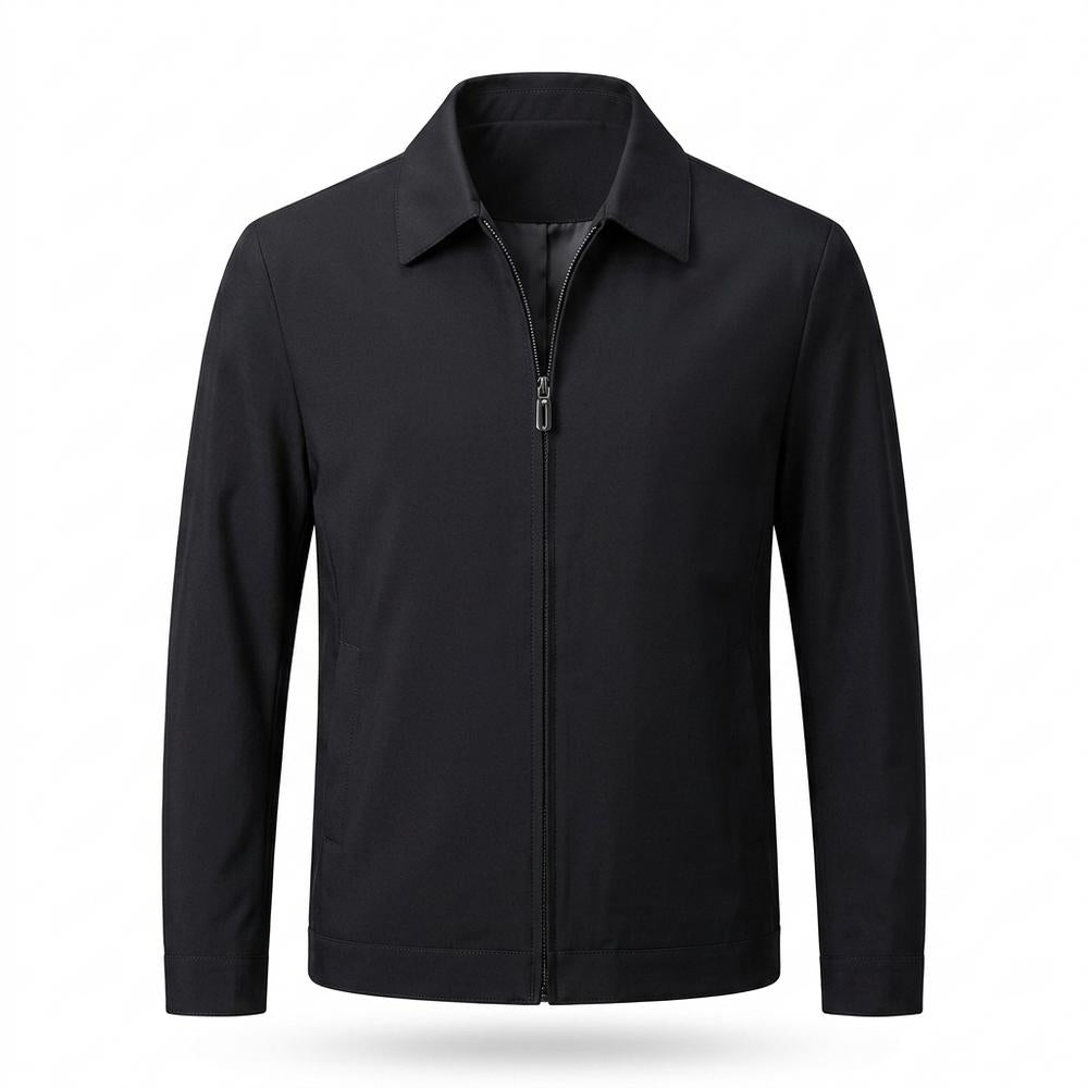 Lederjacken Outlet24 - Kanen | Hemdkragen Gefütterte Jacke Herren
