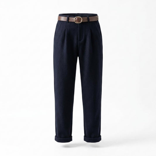 Lederjacken Outlet24 - Vogal | Plissiert Hochgeschnitten Hose Damen