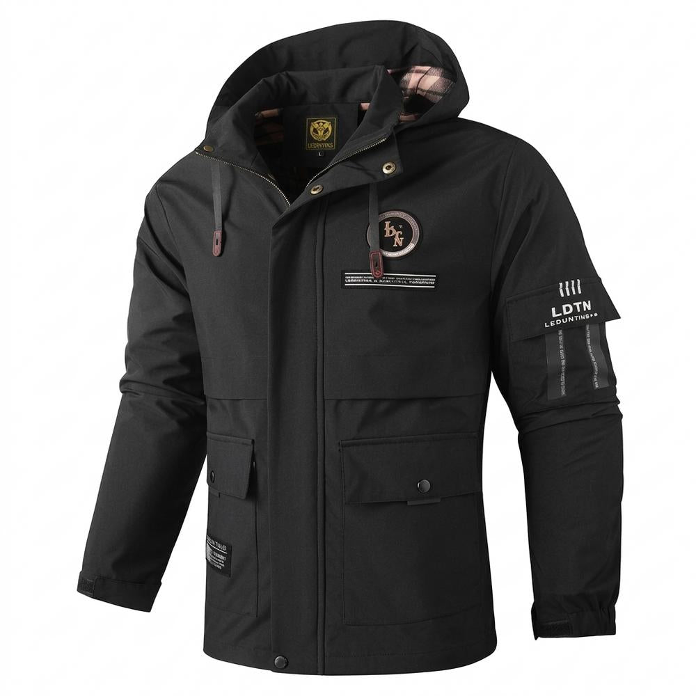 Lederjacken Outlet24 - Nepiv | Gefüttert Funktional Jacke Herren