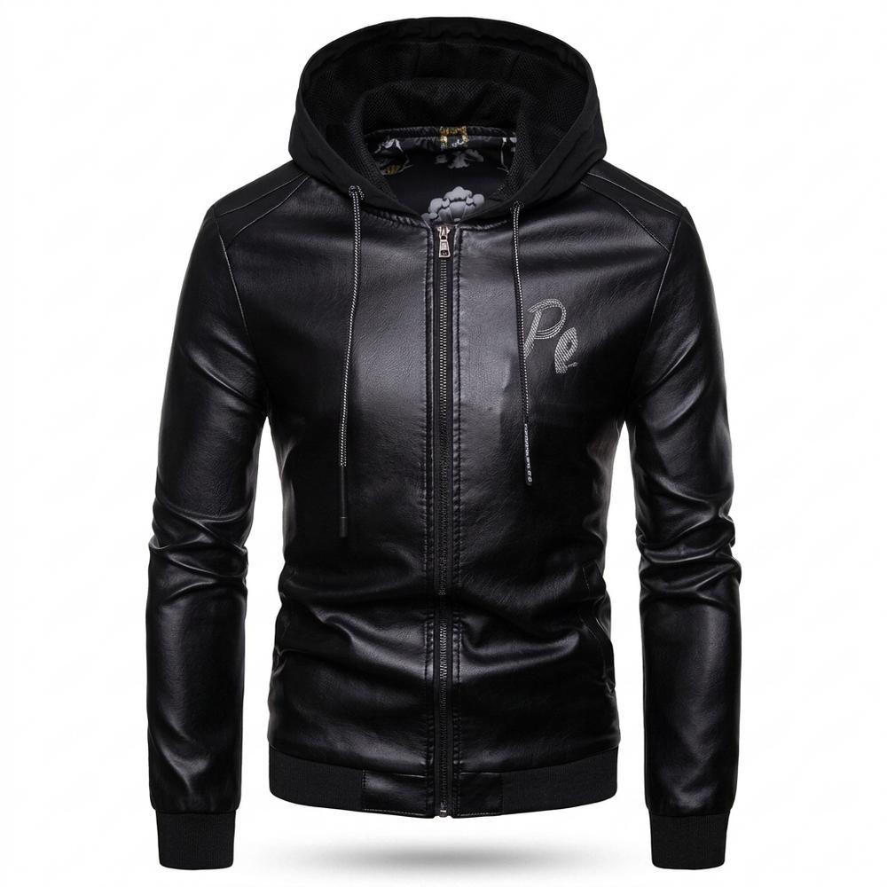 Lederjacken Outlet24 - Nazul | Gefütterte Taillierte Lederjacke Herren