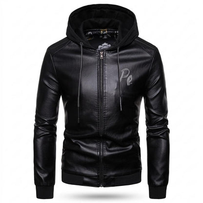 Lederjacken Outlet24 - Nazul | Gefütterte Taillierte Lederjacke Herren