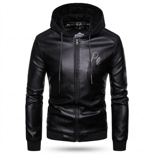 Lederjacken Outlet24 - Nazul | Gefütterte Taillierte Lederjacke Herren