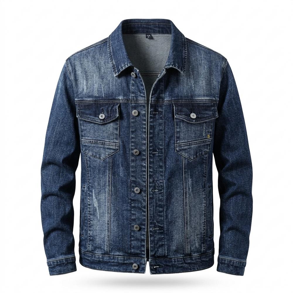 Lederjacken Outlet24 - Nolak | Geknöpft Gewaschen Jacke Herren