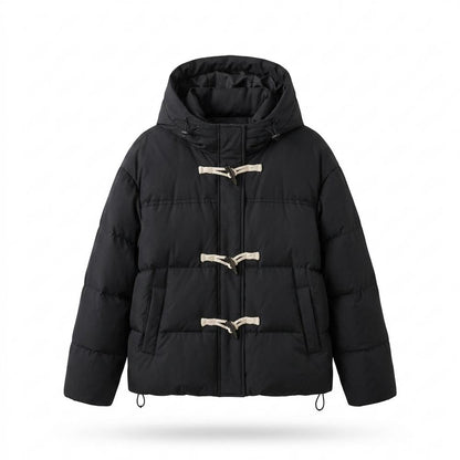 Lederjacken Outlet24 - Tapun | Wattiert Geknebelt Jacke Damen