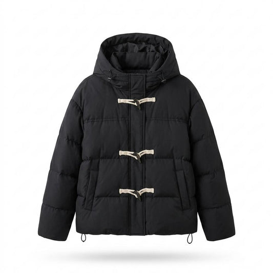 Lederjacken Outlet24 - Tapun | Wattiert Geknebelt Jacke Damen
