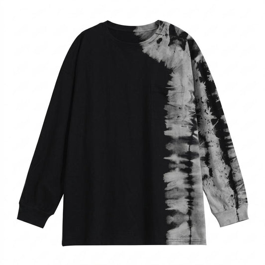 Lederjacken Outlet24 - Ritot | Langärmliges Gebatiktes Shirt Unisex