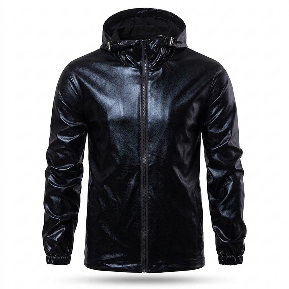 Lederjacken Outlet24 - Eesas | Beschichtet Gefüttert Lederjacke Herren