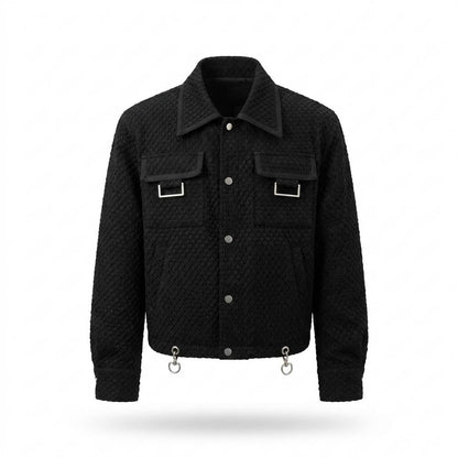 Lederjacken Outlet24 - Cefun | Gesteppt Kurzgeschnitten Jacke Unisex