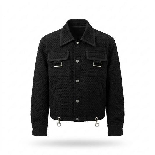 Lederjacken Outlet24 - Cefun | Gesteppt Kurzgeschnitten Jacke Unisex