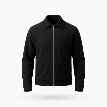 Lederjacken Outlet24 - Zoris | Gerippt Kurz Jacke Herren
