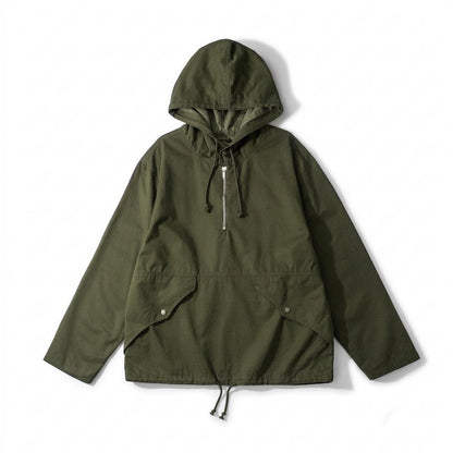 Lederjacken Outlet24 - Mukud | Kapuzen Baumwoll Jacke Unisex