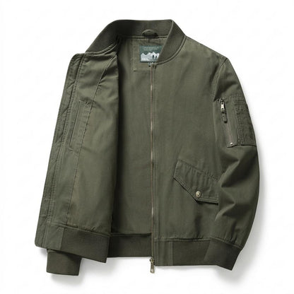 Lederjacken Outlet24 - Tupul | Reißverschluss Stehkragen Jacke Herren