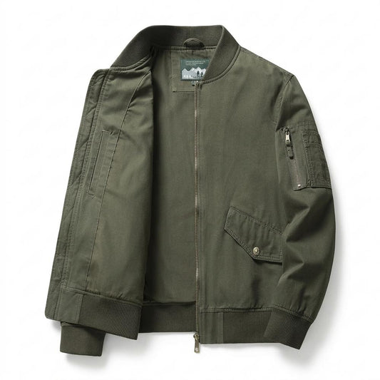Lederjacken Outlet24 - Tupul | Reißverschluss Stehkragen Jacke Herren