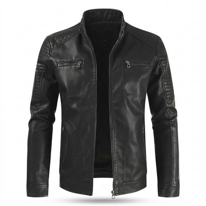 Lederjacken Outlet24 - Kamar | Gefüttert Gesteppt Lederjacke Herren