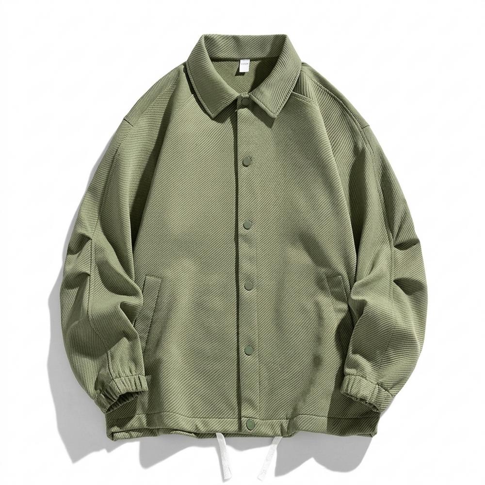 Lederjacken Outlet24 - Eaver | Strukturierte Langärmlige Jacke Unisex