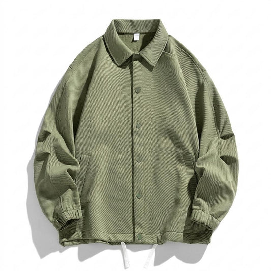Lederjacken Outlet24 - Eaver | Strukturierte Langärmlige Jacke Unisex